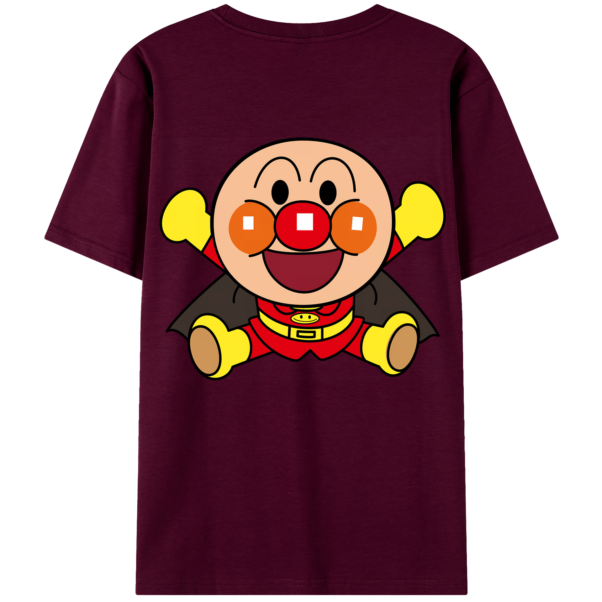 （画像用） アンパンマン Anpanman レディース半袖Tシャツ(バックプリント)